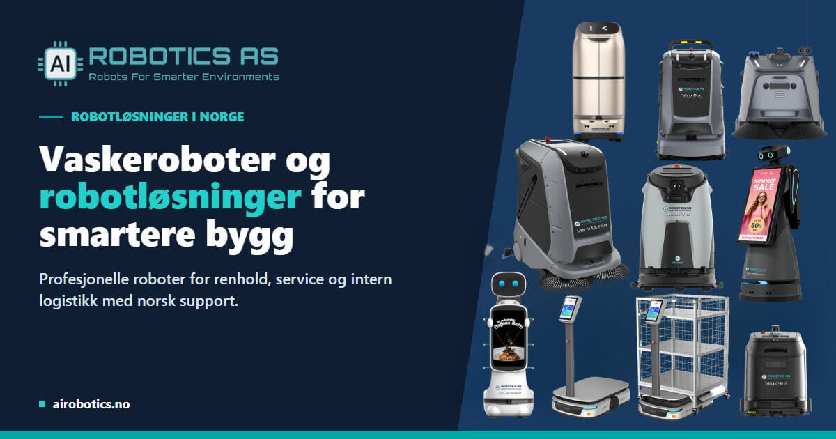 serviceroboter og vaskeroboter