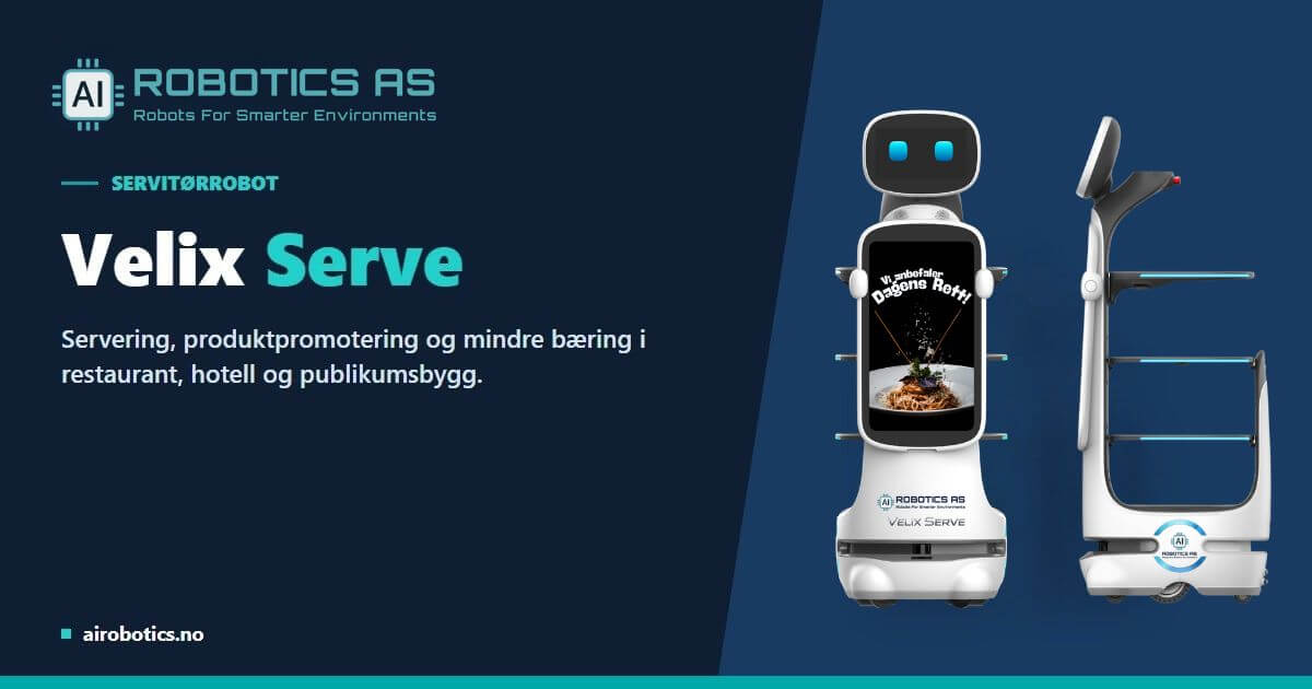Velix Serve servitørrobot