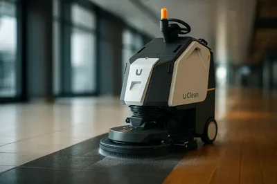 uClean Scrub 75 – 3-i-1 Smart-Scrub: skrubbing, feiing og dust mopping i én passering