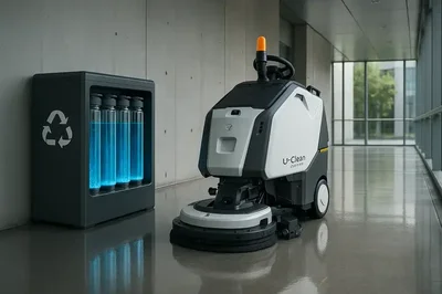 uClean Scrub 75 – 5-trinns vannfiltrering og resirkulering