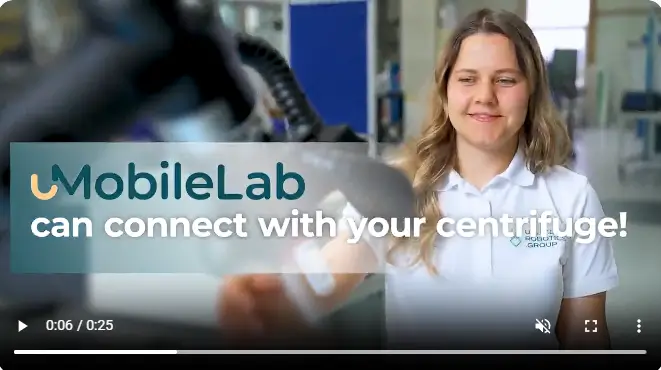 uLab Mobile – samspill med sentrifuge og instrumenter