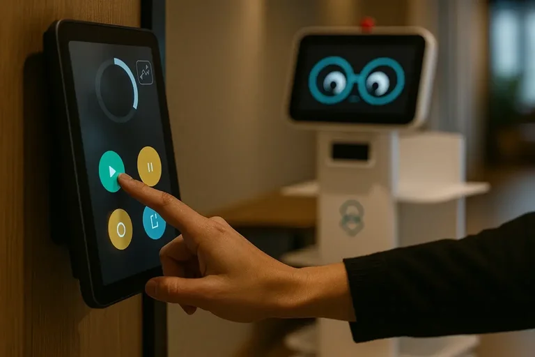 uLog Deliver med berøringsskjerm for enkel styring