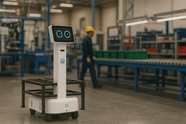 uLog Lift – autonom mobil robot for intralogistikk med presis navigasjon og sømløs dokking