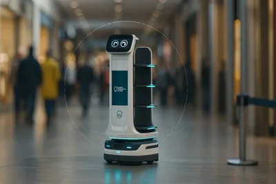 uServe servitørrobot med flere serveringsbrett