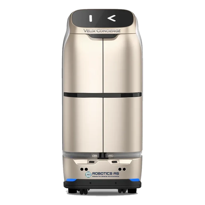 Velix Concierge butlerrobot med lukkede rom for hotell og helsebygg