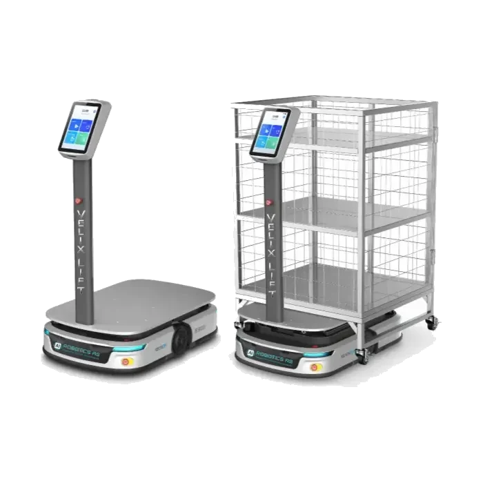 Velix Lift løfte- og transportrobot for tung intern logistikk