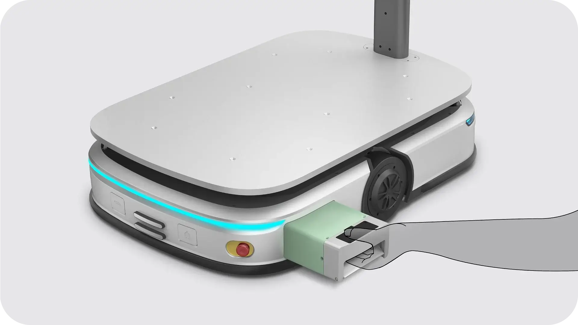 Velix Move frakterobot med automatisk lading og ladestasjon