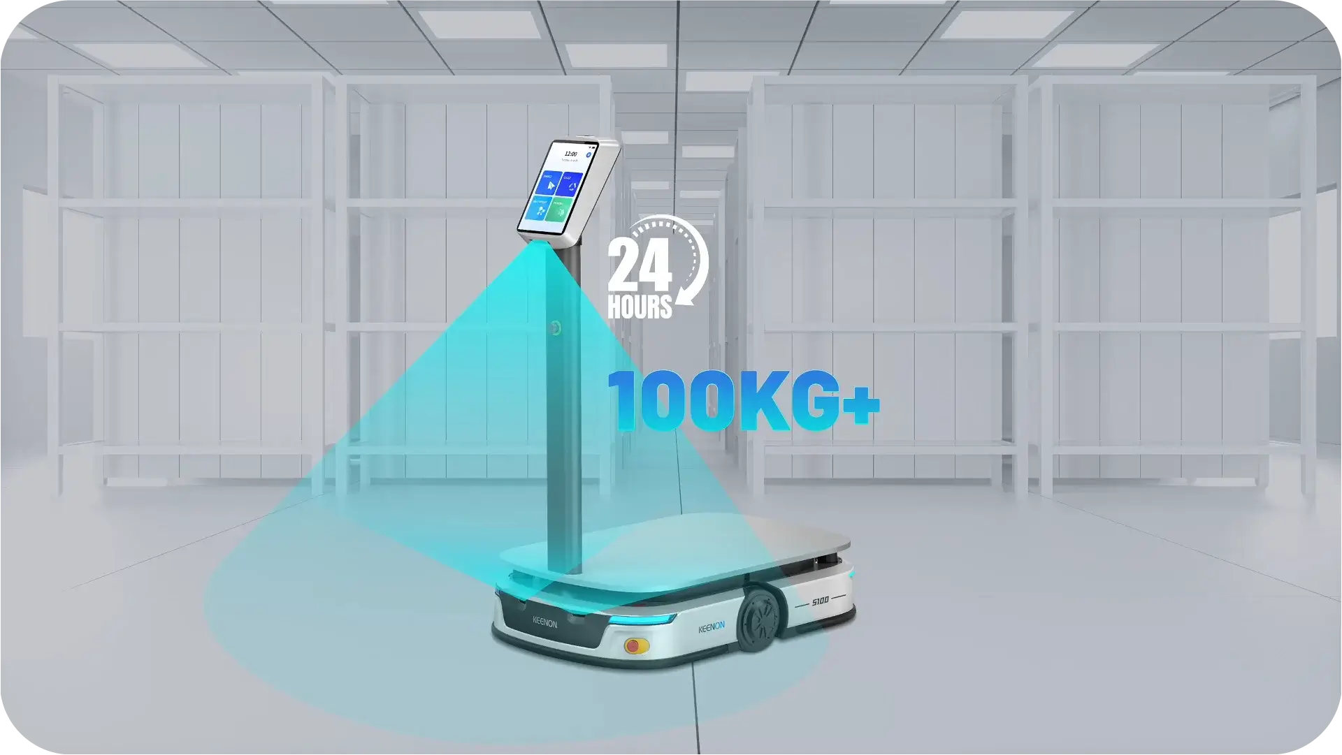 Velix Move frakterobot med 100 kg+ lastekapasitet for interntransport