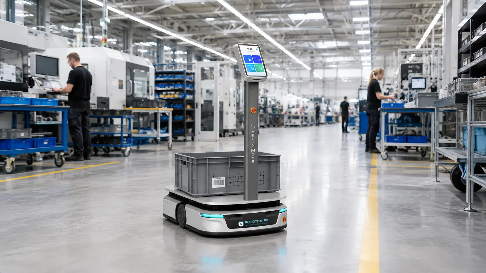 Velix Move frakterobot for produksjon, industri og intern materialflyt