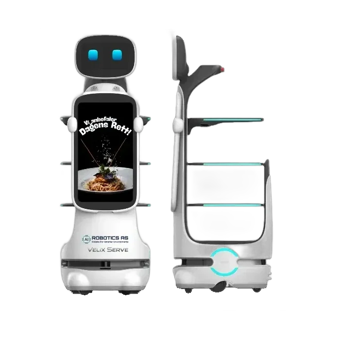 Velix Serve servitørrobot for restaurant og hotell