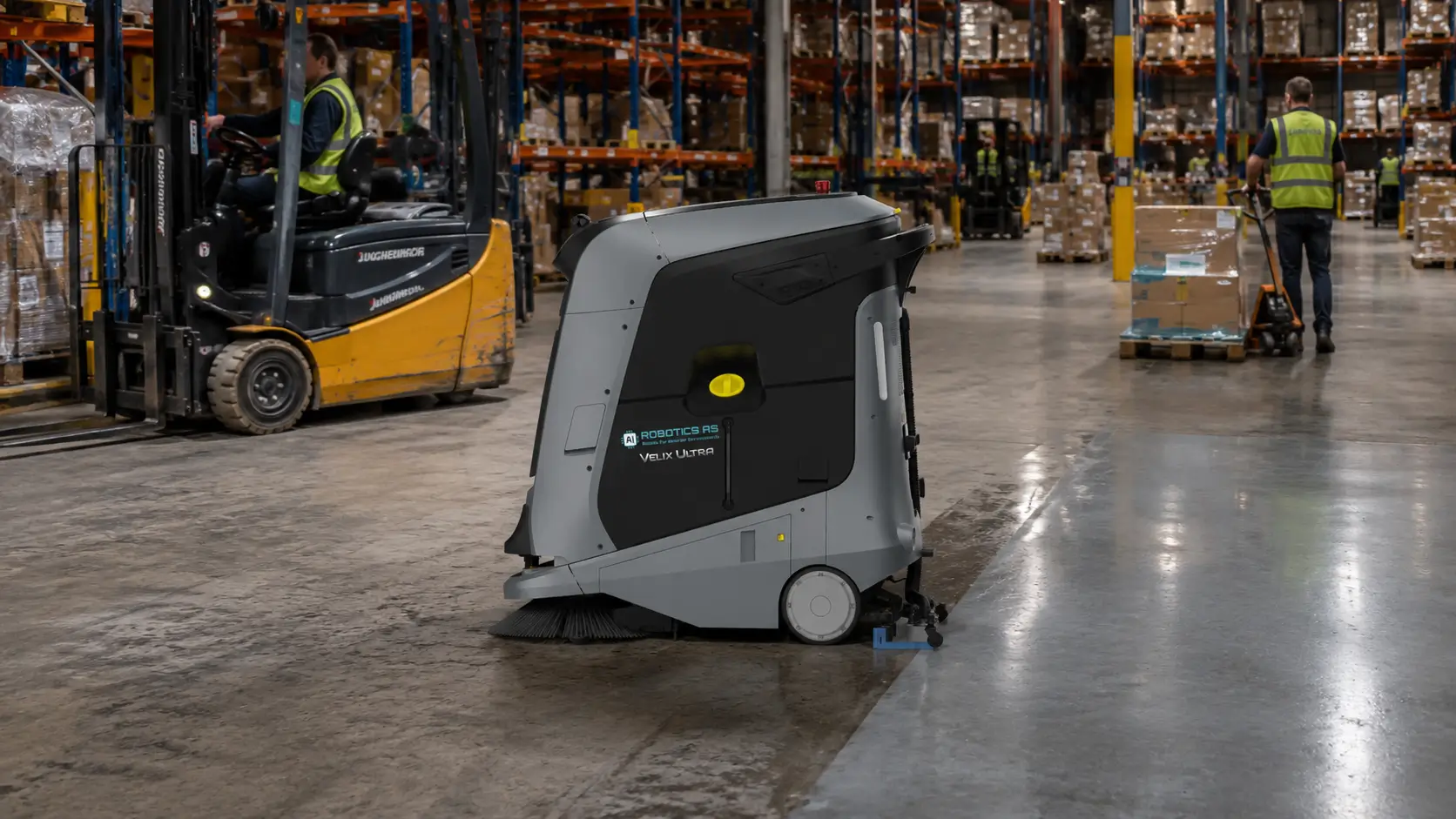 Velix Ultra vaskerobot for lager og industri